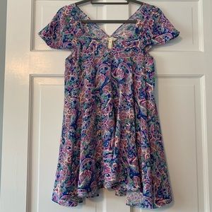 Matilda Jane Boho Asymmetrical Floral Top (M)